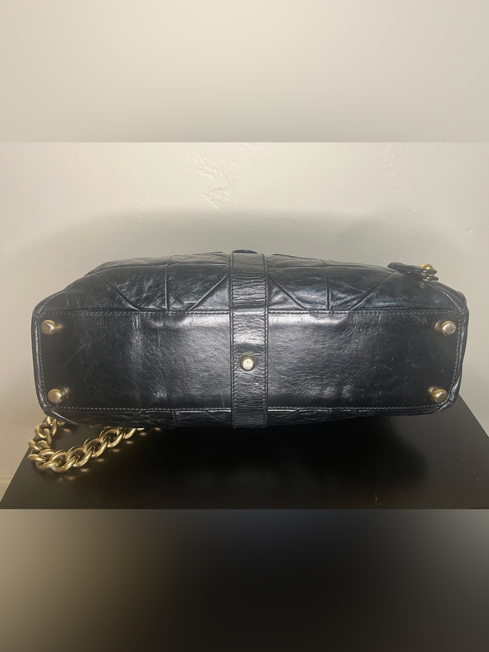 Marc Jacobs Bag - Black Quilted Patchwork Venetia - Vintage Y2K - Picture 3 of 5